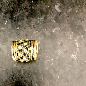 Sz6 gold costume chunky ring